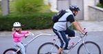 Zavesny bicykel detsky weeride co-pilot pripojny tandem