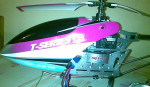 RC Vrtulník T23LCD na ovladači PRO senzory -70cm – fotka 2